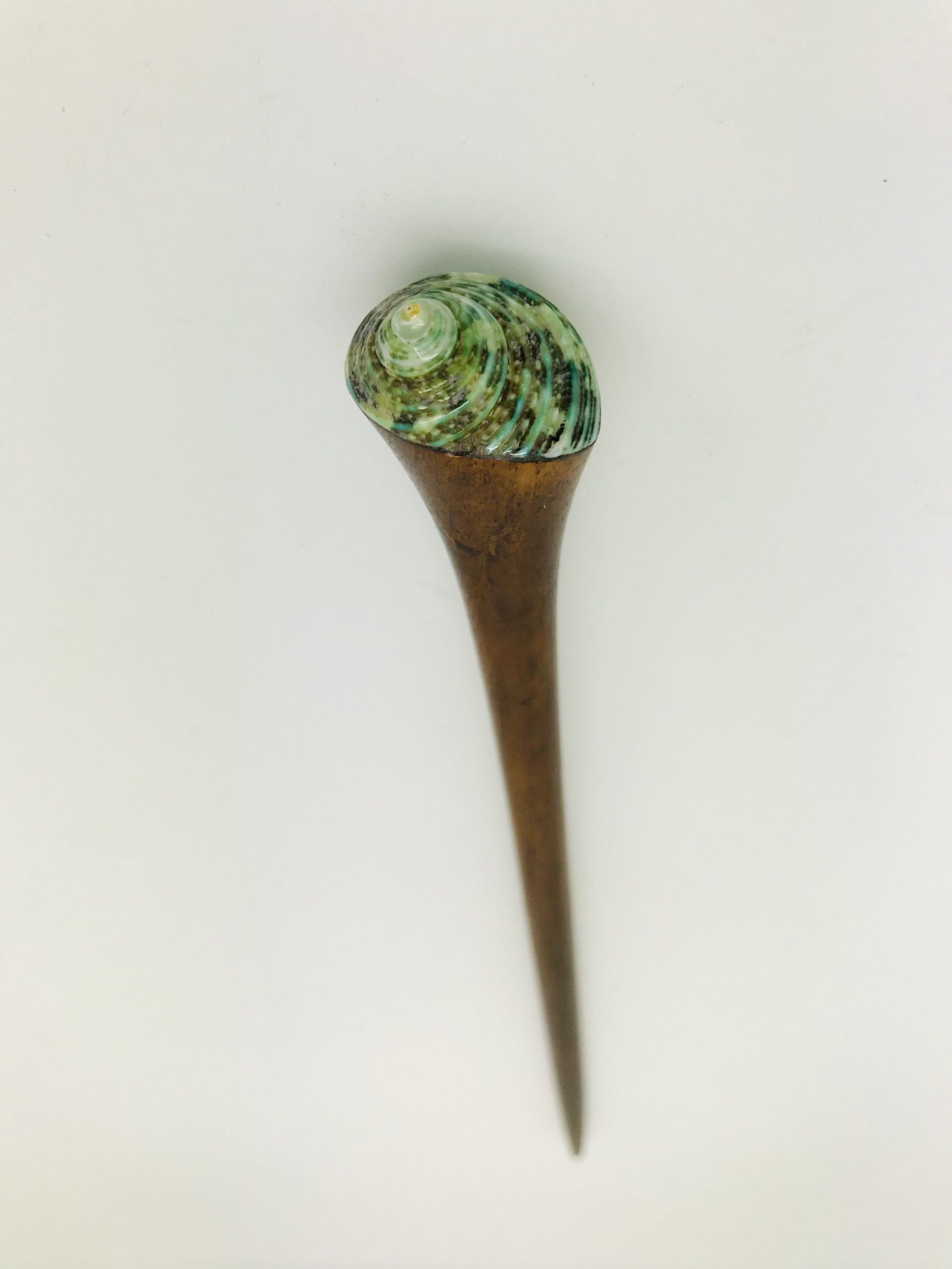 palo green shell palo paar el pelo con concha verde